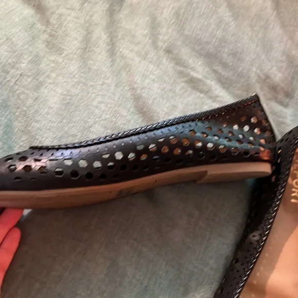 Report Madella Laser Cut Flats in Black Size - Picture 3 of 5